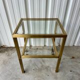 Gilded brass side table 1970