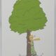 Antoine de Saint-Exupéry: Ecology, The Little Prince watches over the trees, lithograph