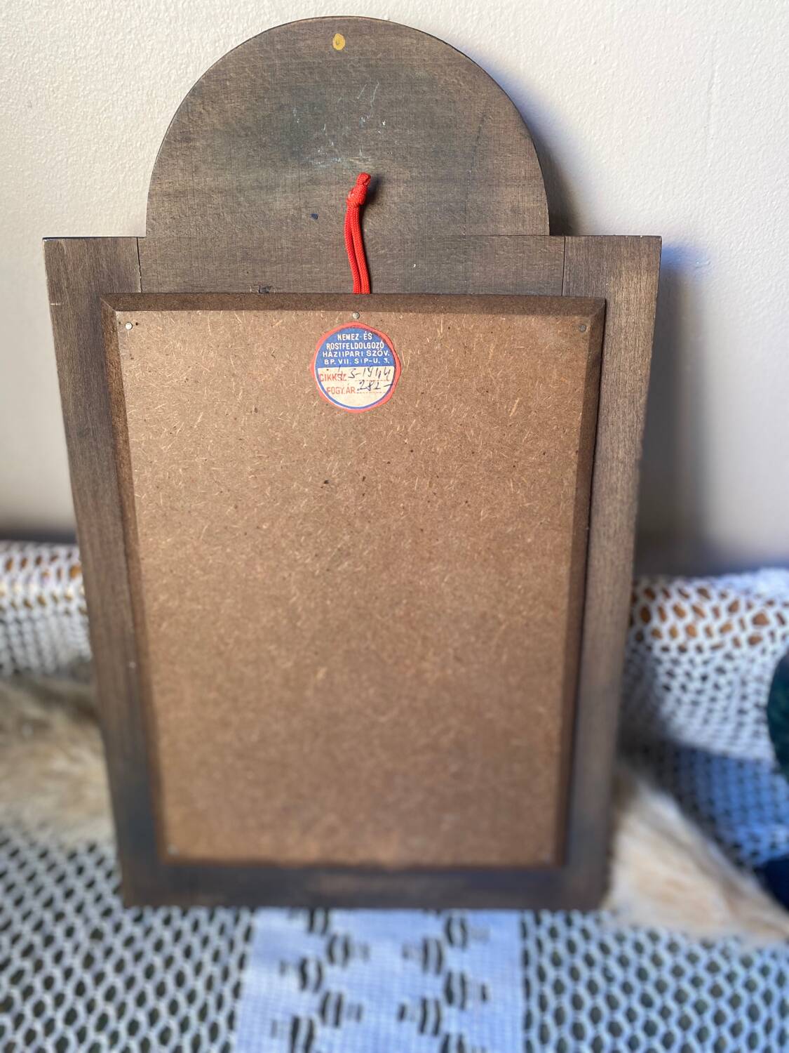 Vintage floral mirror