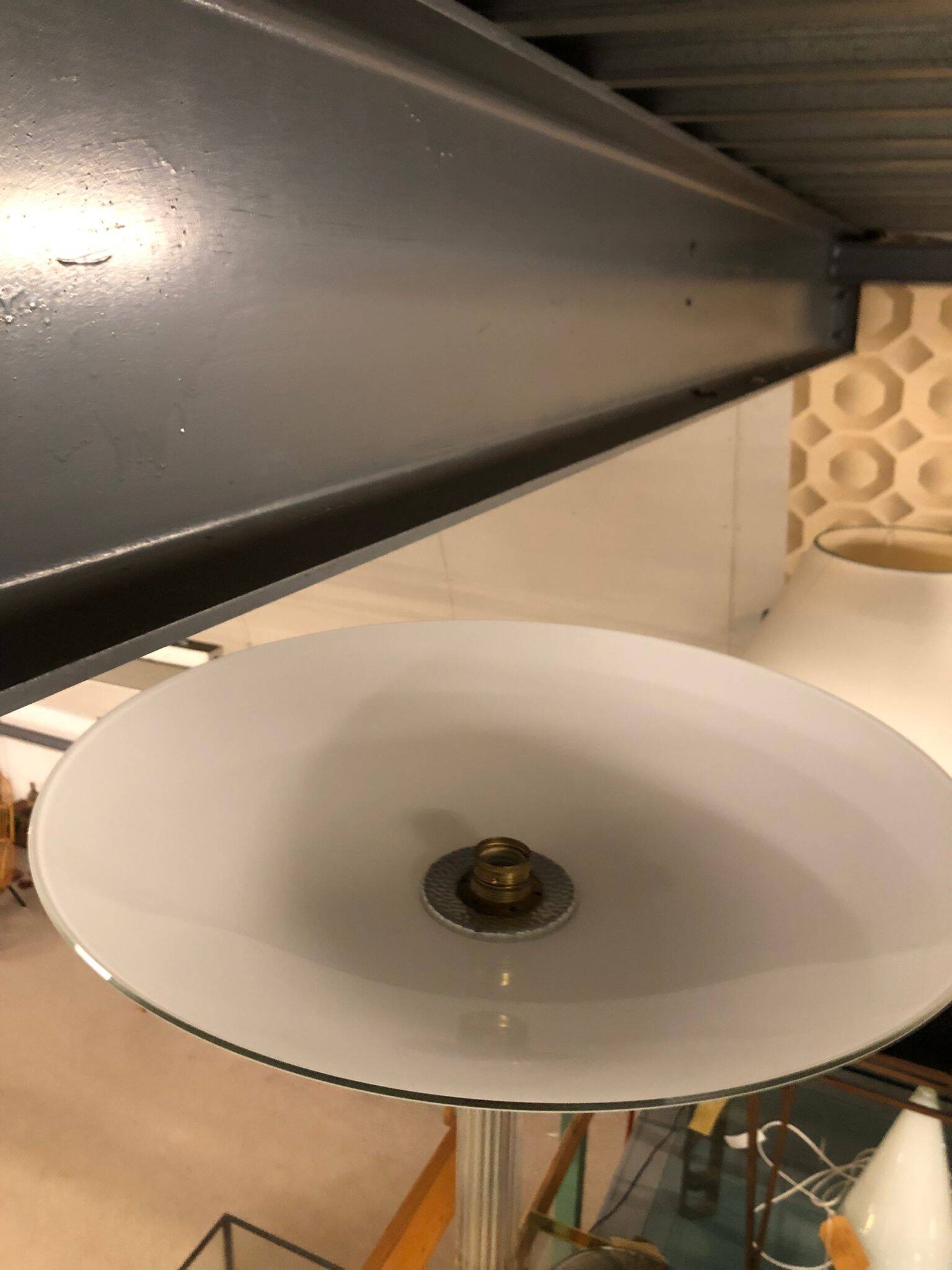 1970s Art Deco uplighter floor lamp from Italy