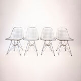 Set of 4 DKR chairs by Charles & Ray Eames for Herman Miller, year 50
