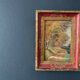 Old impressionist painting, autumn forest, framed, signed, late 19th century