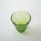 Set of green glasses, Italian design, 1980s, production: Italy
