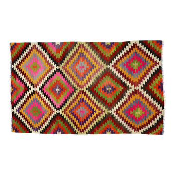 Tapis kilim artisanal d’Anatolie 264 cm x 172 cm