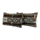 Set of 2 vintage kilim cushion covers 38x61 cm