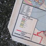 Old map France Chemins de fer Lablache.