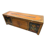 large hand-painted Indonesian chest