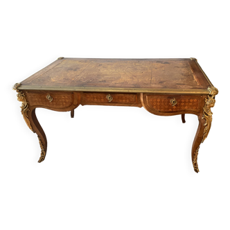 Louis XV style marquetry desk