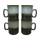 Quatre tasses en grès écossais Dunoon