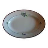 Plat ovale  Ancien.Orchier