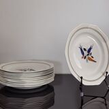 Set of dessert plates St Amans model IRMA