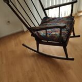Rocking chair façon scandinave
