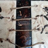 Tableau toile technique particulière et original d'un artiste marocain waddi Jaddioui