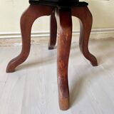 Fauteuil de marin en teck pivotant