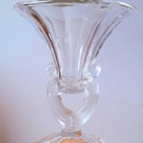 Art Deco pressed glass vase
