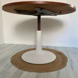 Table modulable JER – Pied tulipe en fonte – Fonderie Chenesseau Orléa