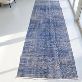 Blue Oushak Runner Rug sku1059