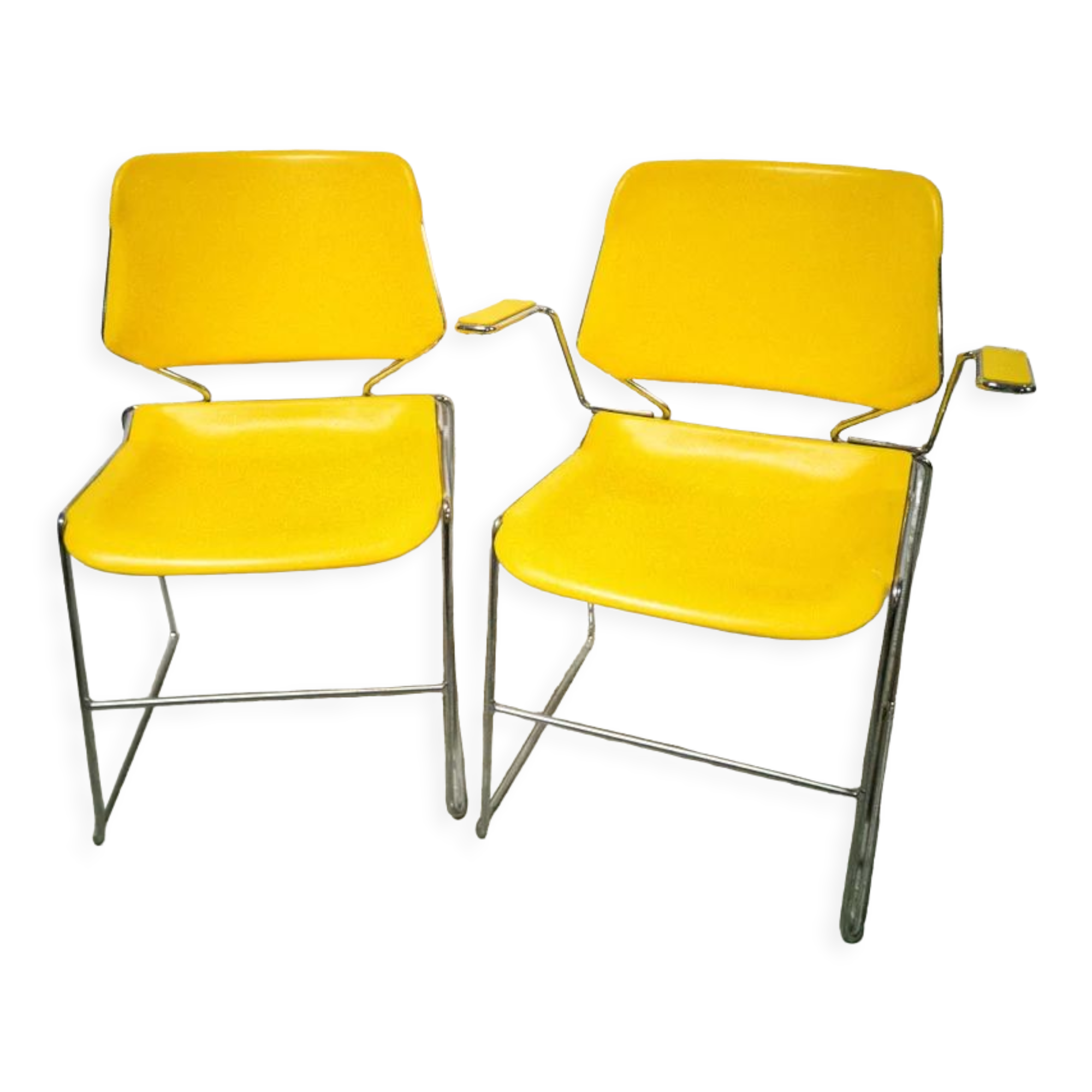 Duo of chairs "Matrix" for Krueger Eurosit
