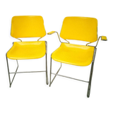 Duo of chairs "Matrix" for Krueger Eurosit