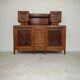 High buffet, art and craft, French Art Deco in blonde wood from the 1950s to 1960s.