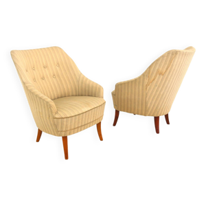 set de 2 fauteuils scandinave,