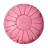 Moroccan candy pink pouf