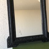 Old black patina mirror  65x96cm