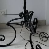Wrought iron floor lamp