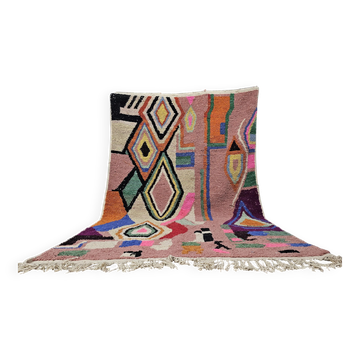 Handmade traditional carpet 250cm x 150cm Moroccan