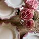 Set of 6 vintage porcelain deep plates