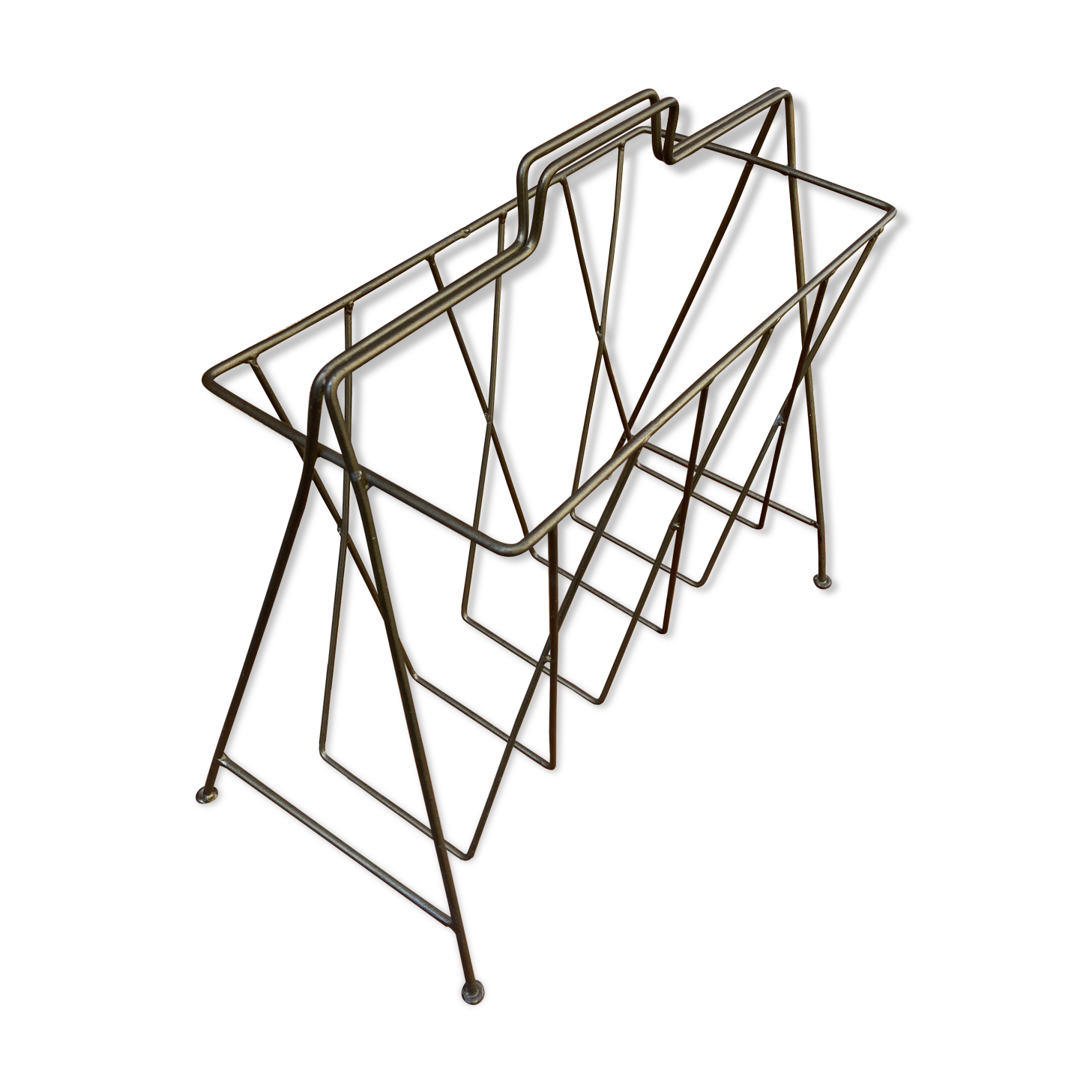 Brass magazine holder