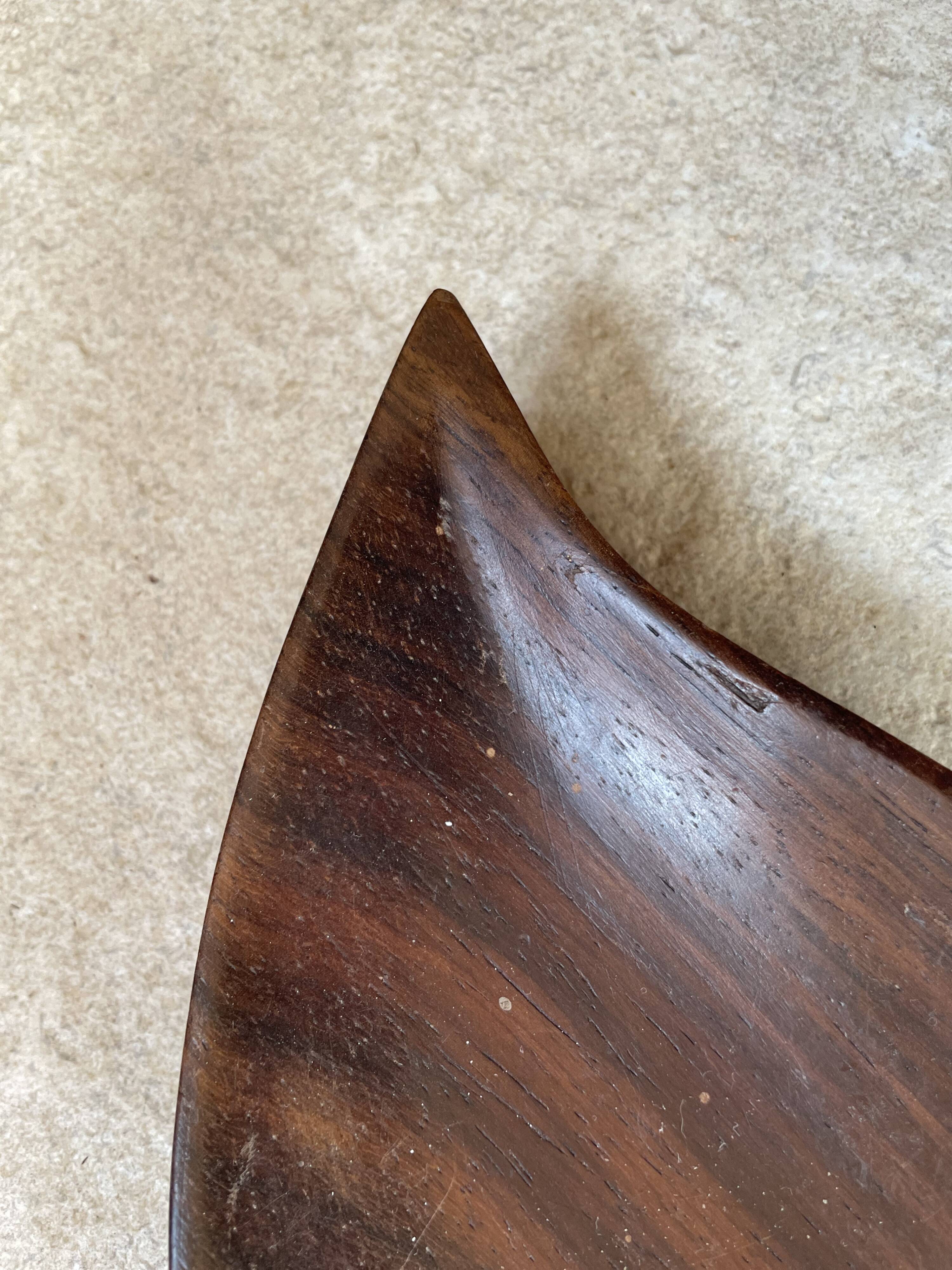 Empty vintage wooden pocket