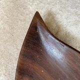 Empty vintage wooden pocket