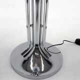 Mid-Century Chrome & Murano Glass Floor Lamp, Italy, 1970's