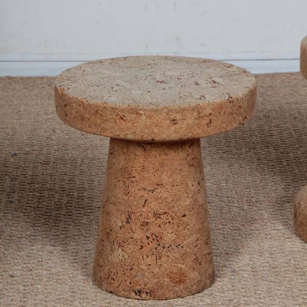 Suite de 3 tabourets Cork par Jasper Morrison pour Vitra, 2004