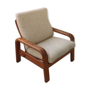 fauteuil en teck du milieu