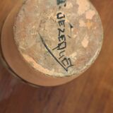Signed Breton terracotta vase