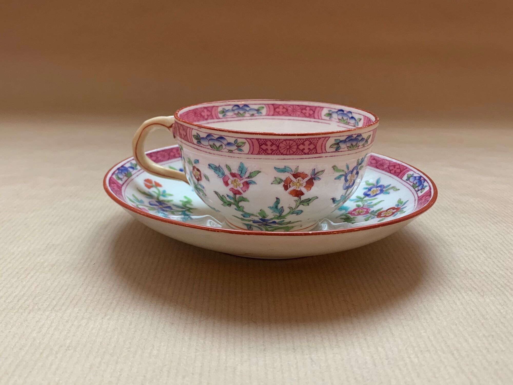 Minton English porcelain cup and sub-cup