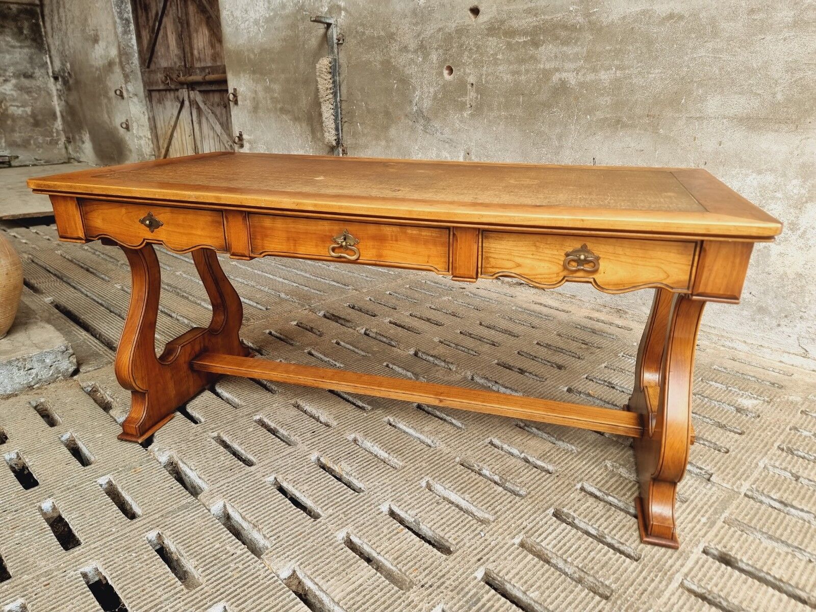 Antique table desk table N.V. Paerels