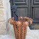 Umbrella stand or metal plant pot inspired by Art Nouveau, 20th century