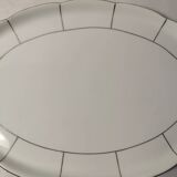 Grand plat de service art déco en porcelaine tchécoslovaquie