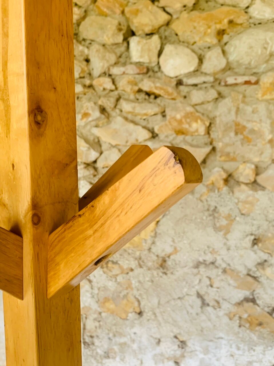 Vintage floor-standing coat rack, circa 1970s