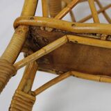 Rattan magazine holder