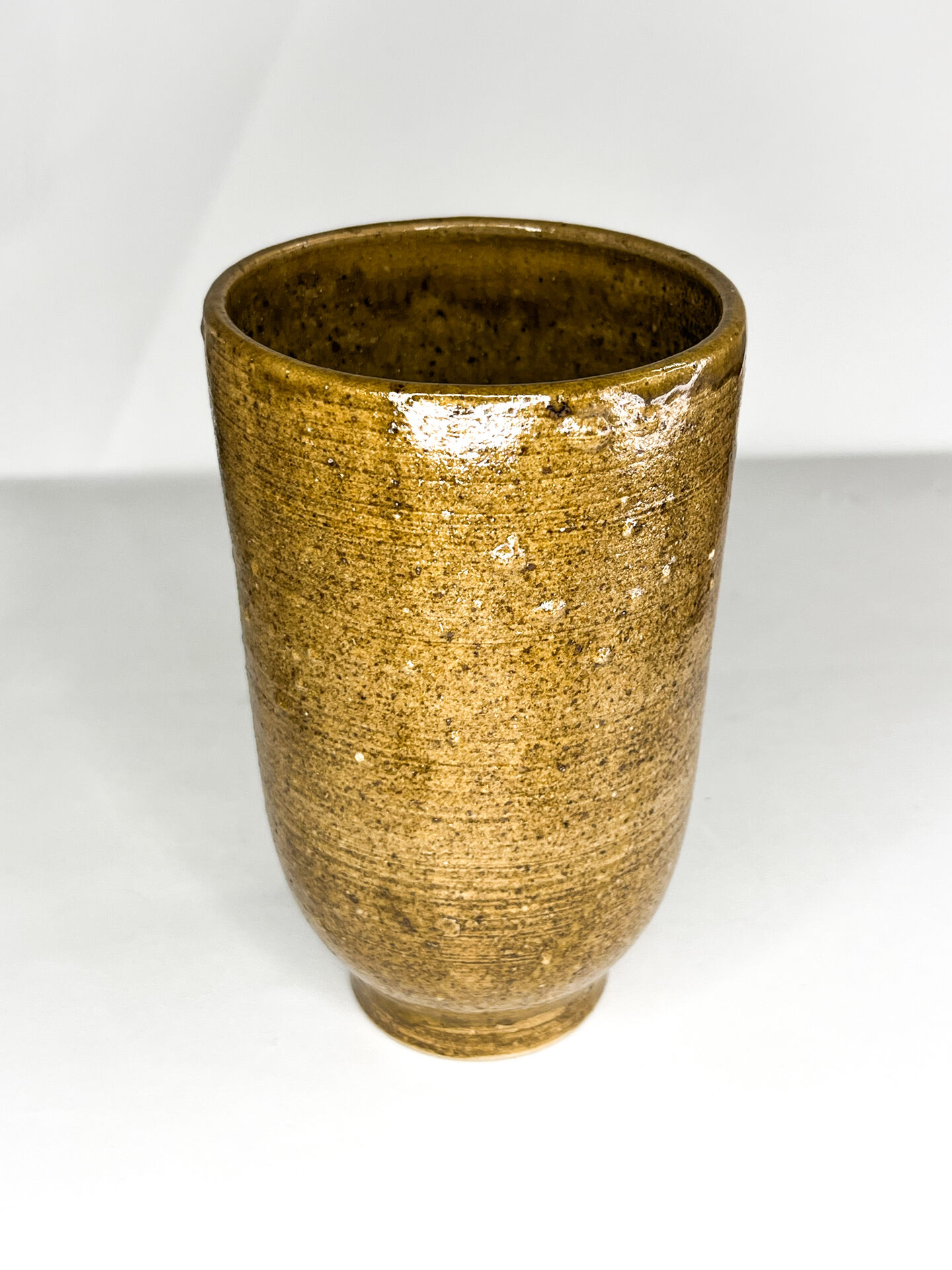 Vase vintage en grès d'art