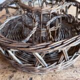 Rattan serving tray