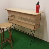Rattan bar
