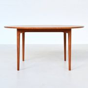 France & Son round dining table in teak Cado Denmark 1960