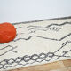 Moroccan carpet white 266x157cm