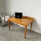 1950s oak luggage rack