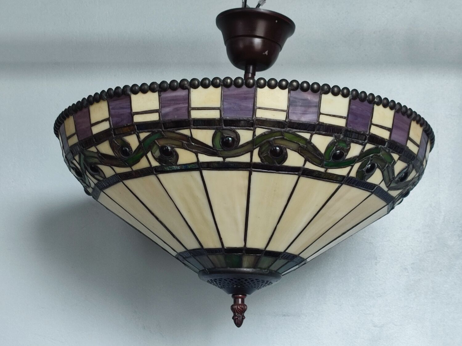 Vintage Tiffany style ceiling lamp